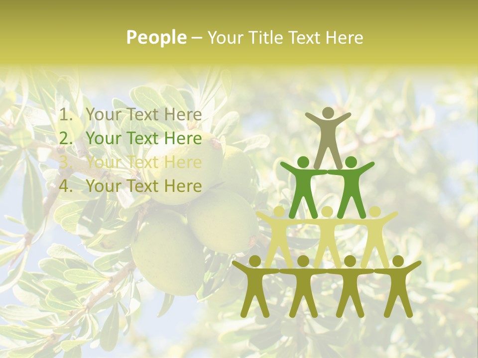 Seed Branch Green PowerPoint Template