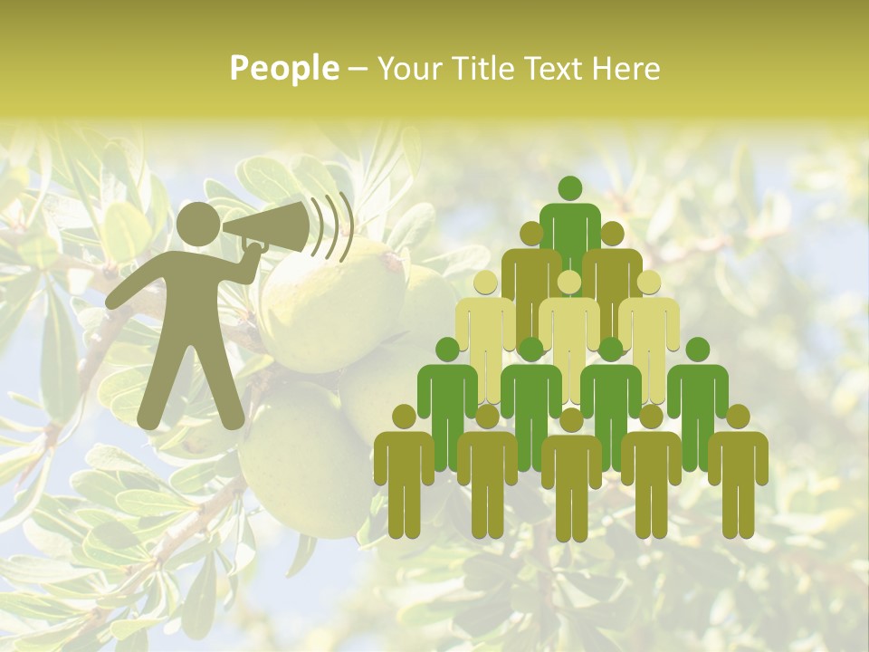 Seed Branch Green PowerPoint Template