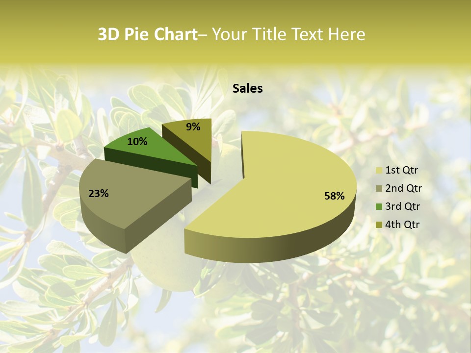 Seed Branch Green PowerPoint Template