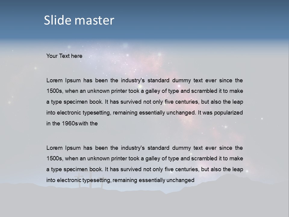 Fear Negative Cry PowerPoint Template