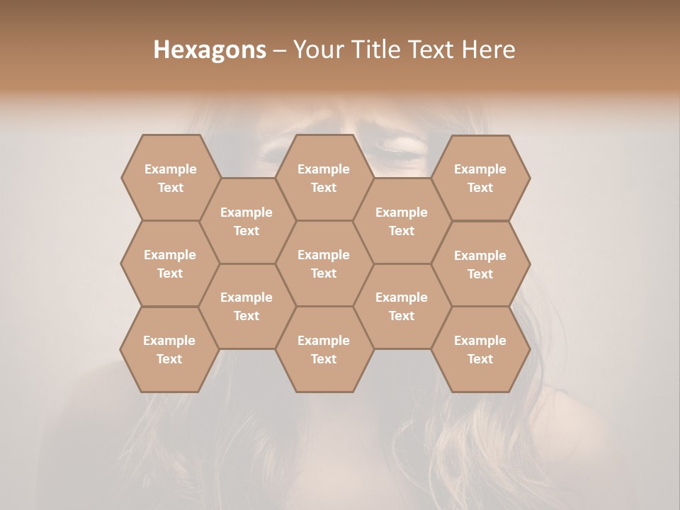 A Woman Is Screaming With Her Mouth Open PowerPoint Template