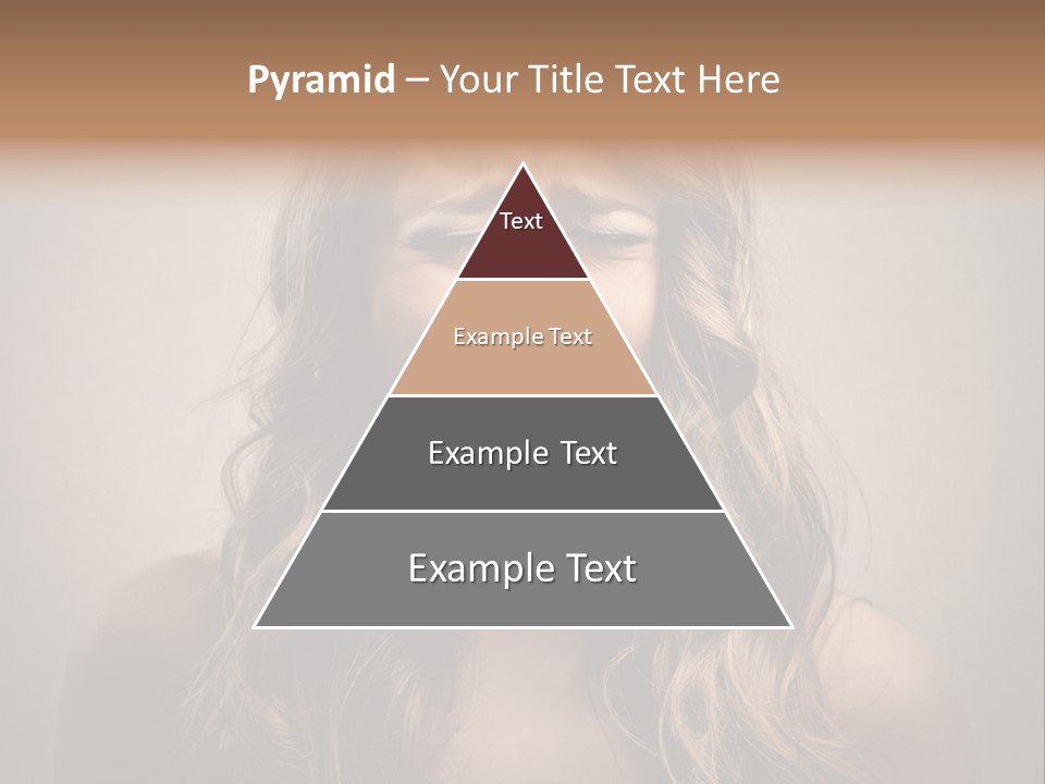 A Woman Is Screaming With Her Mouth Open PowerPoint Template