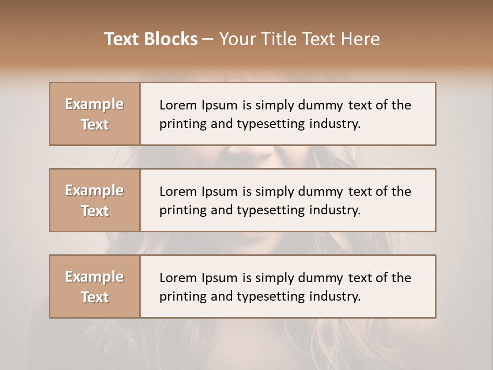 A Woman Is Screaming With Her Mouth Open PowerPoint Template