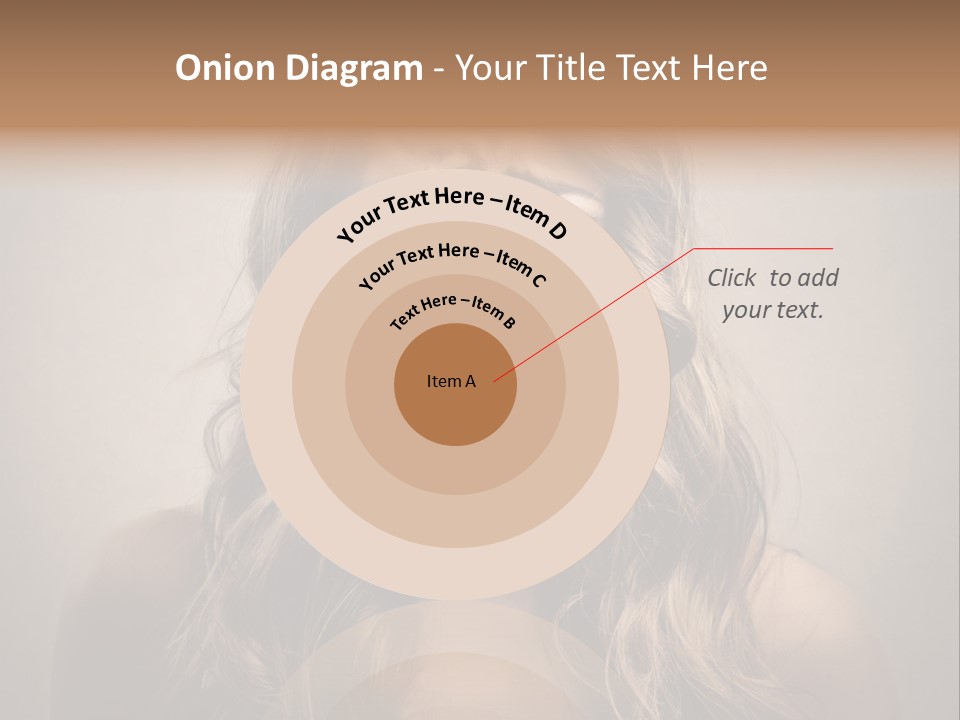 A Woman Is Screaming With Her Mouth Open PowerPoint Template