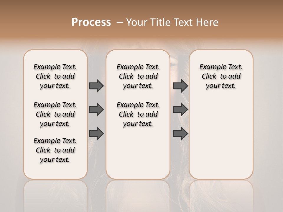 A Woman Is Screaming With Her Mouth Open PowerPoint Template