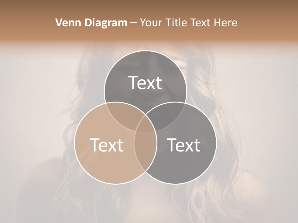 A Woman Is Screaming With Her Mouth Open PowerPoint Template