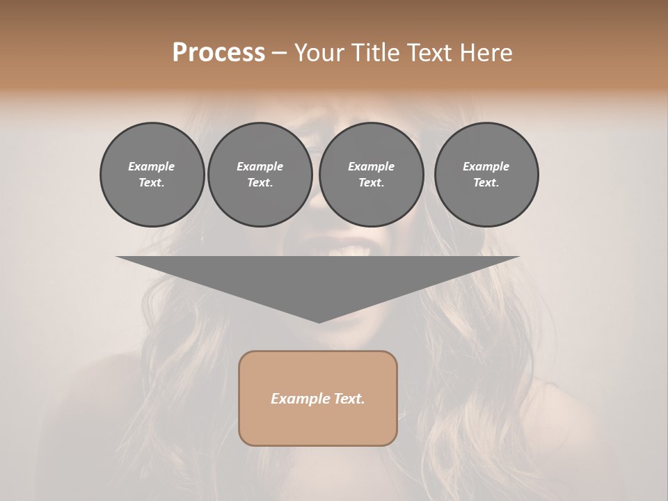 A Woman Is Screaming With Her Mouth Open PowerPoint Template