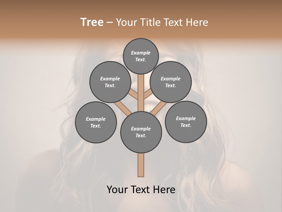 A Woman Is Screaming With Her Mouth Open PowerPoint Template