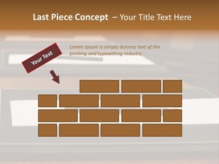 A Table With A Pen And Paper On It PowerPoint Template