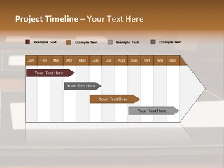 A Table With A Pen And Paper On It PowerPoint Template