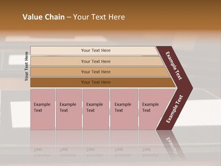 A Table With A Pen And Paper On It PowerPoint Template