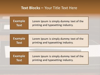 A Table With A Pen And Paper On It PowerPoint Template