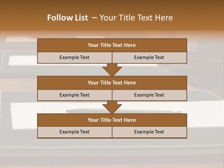 A Table With A Pen And Paper On It PowerPoint Template