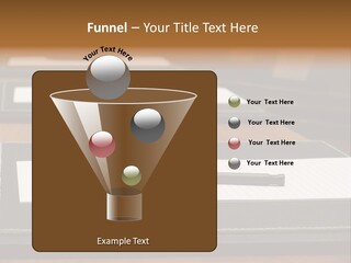 A Table With A Pen And Paper On It PowerPoint Template