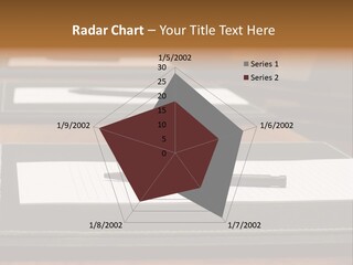 A Table With A Pen And Paper On It PowerPoint Template