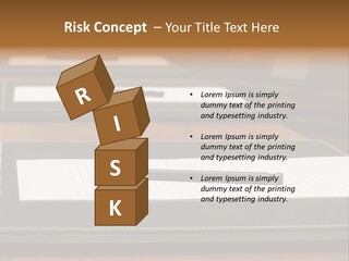 A Table With A Pen And Paper On It PowerPoint Template