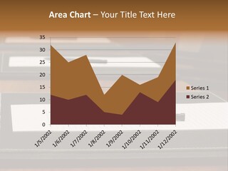 A Table With A Pen And Paper On It PowerPoint Template