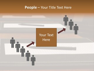 A Table With A Pen And Paper On It PowerPoint Template