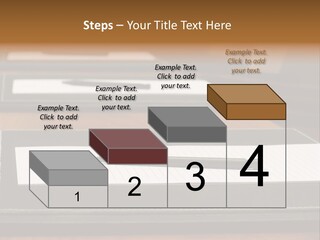 A Table With A Pen And Paper On It PowerPoint Template