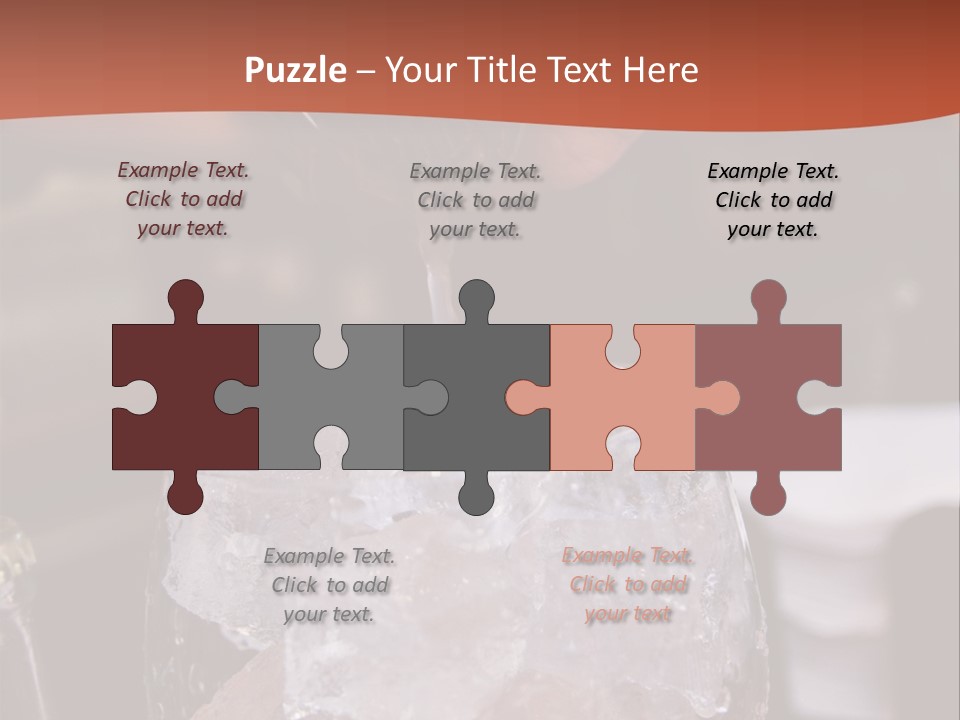 Ocean Islands Path PowerPoint Template