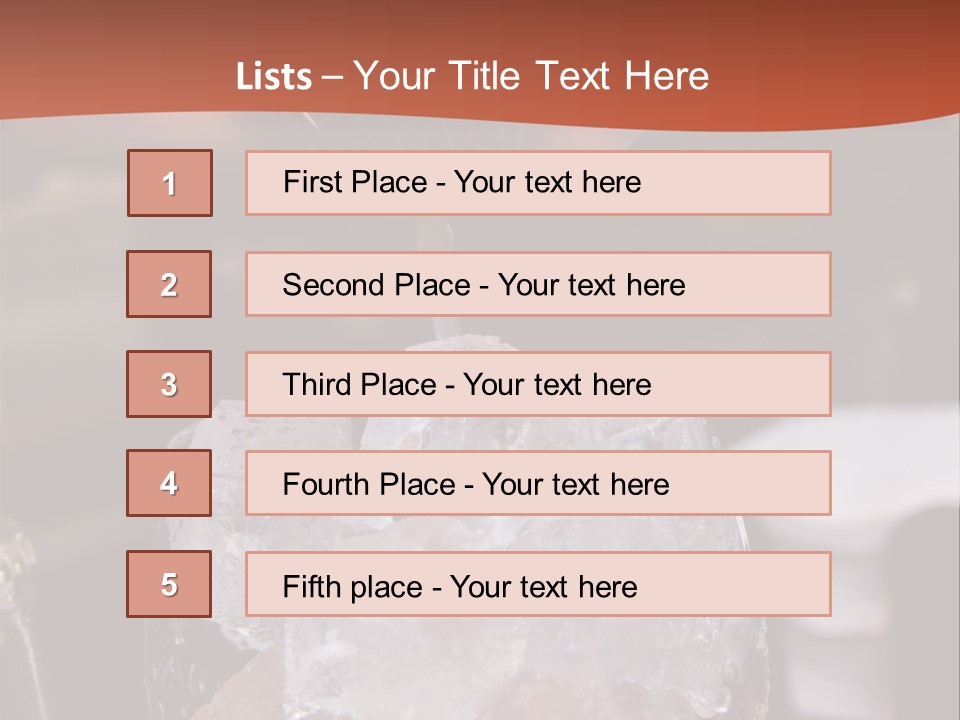 Ocean Islands Path PowerPoint Template