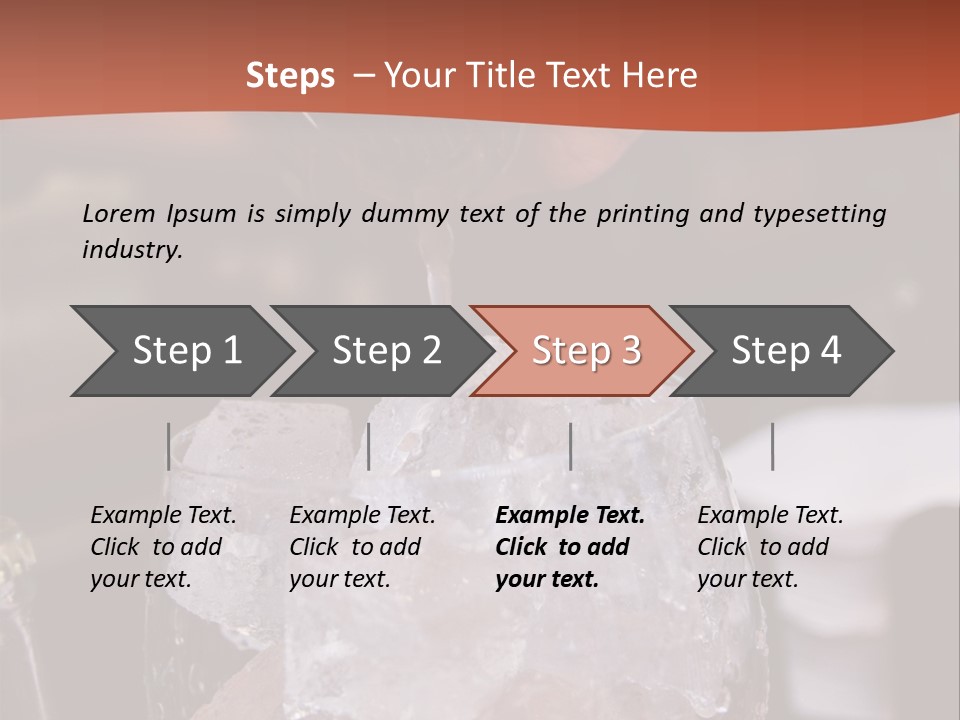 Ocean Islands Path PowerPoint Template