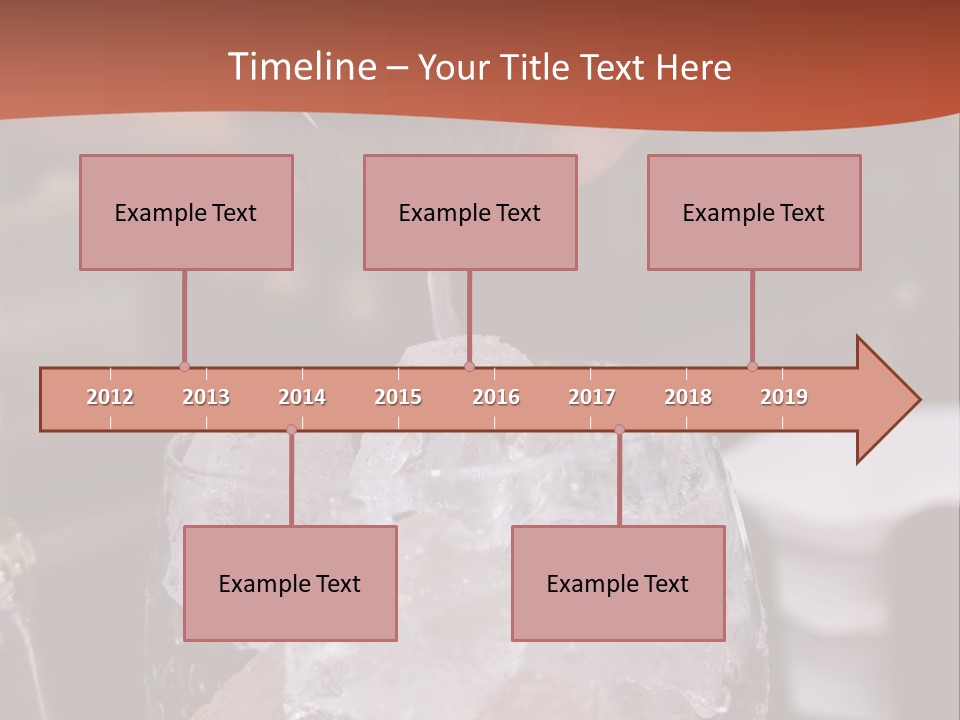 Ocean Islands Path PowerPoint Template