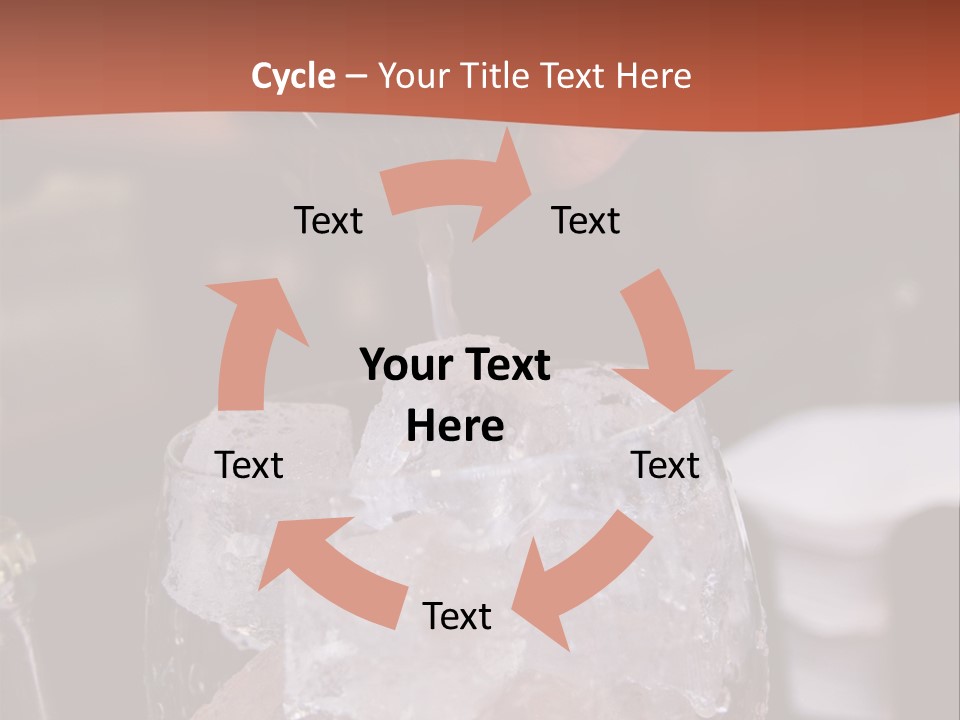 Ocean Islands Path PowerPoint Template