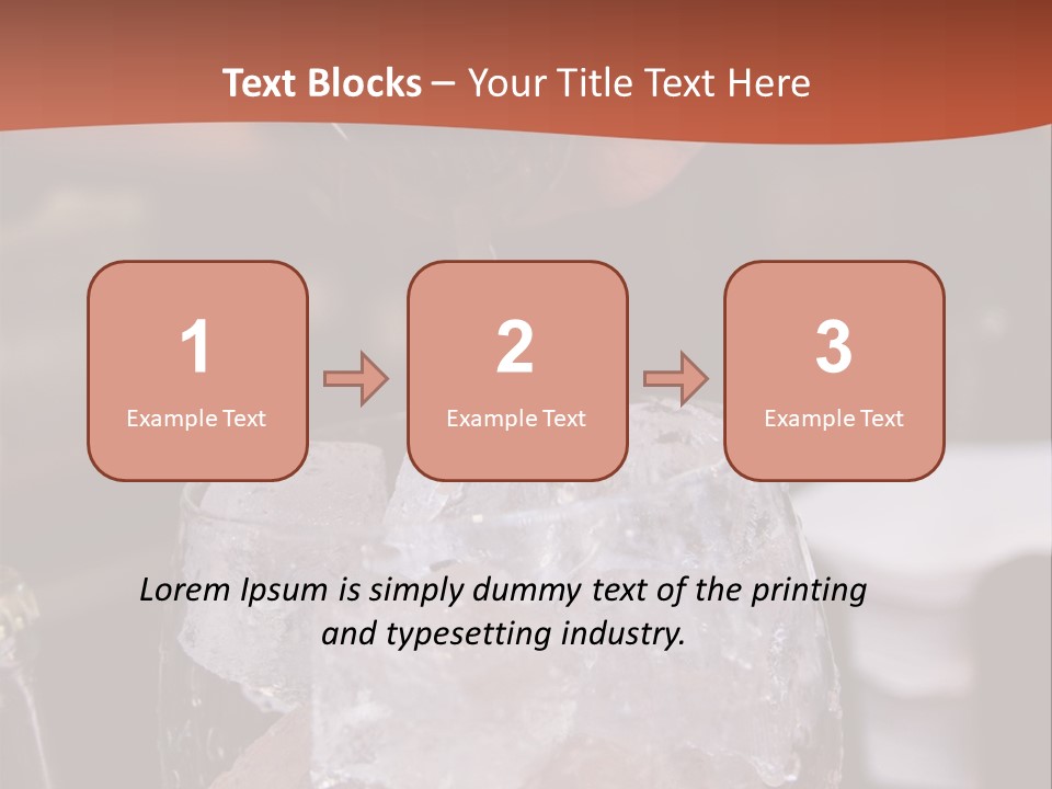 Ocean Islands Path PowerPoint Template