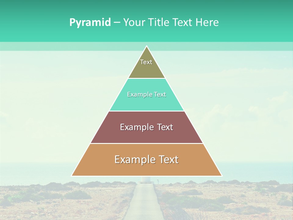 Ocean Islands Path PowerPoint Template