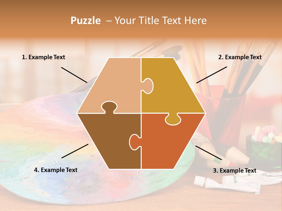 Table Palette Design PowerPoint Template