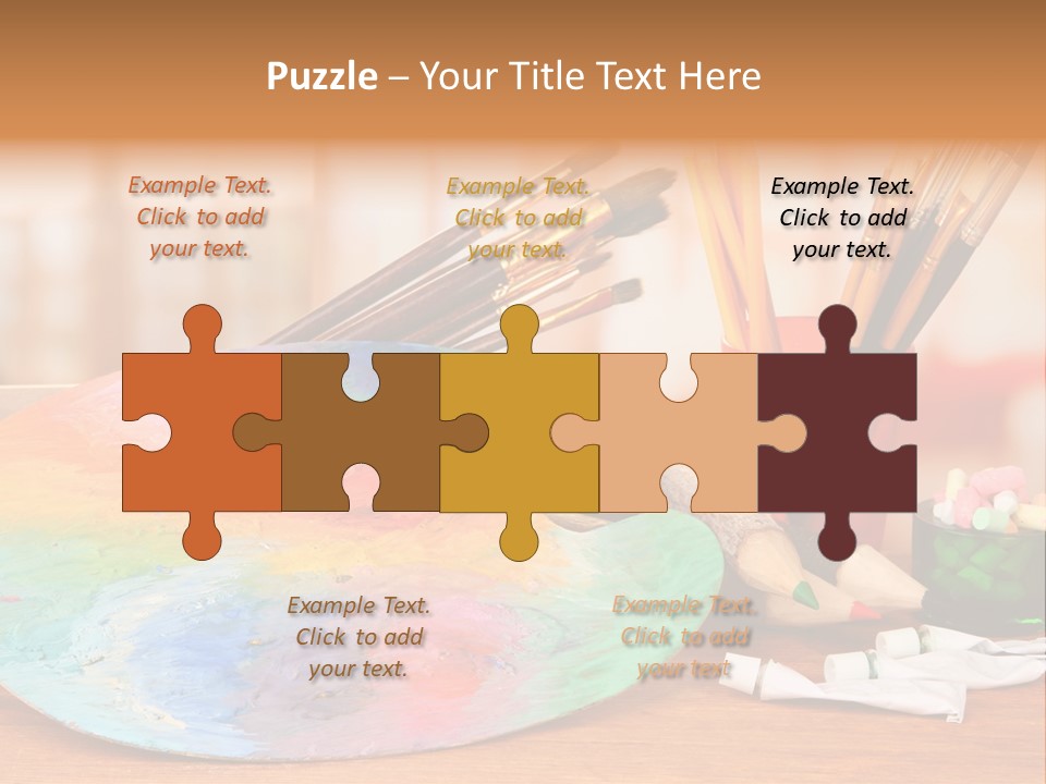 Table Palette Design PowerPoint Template