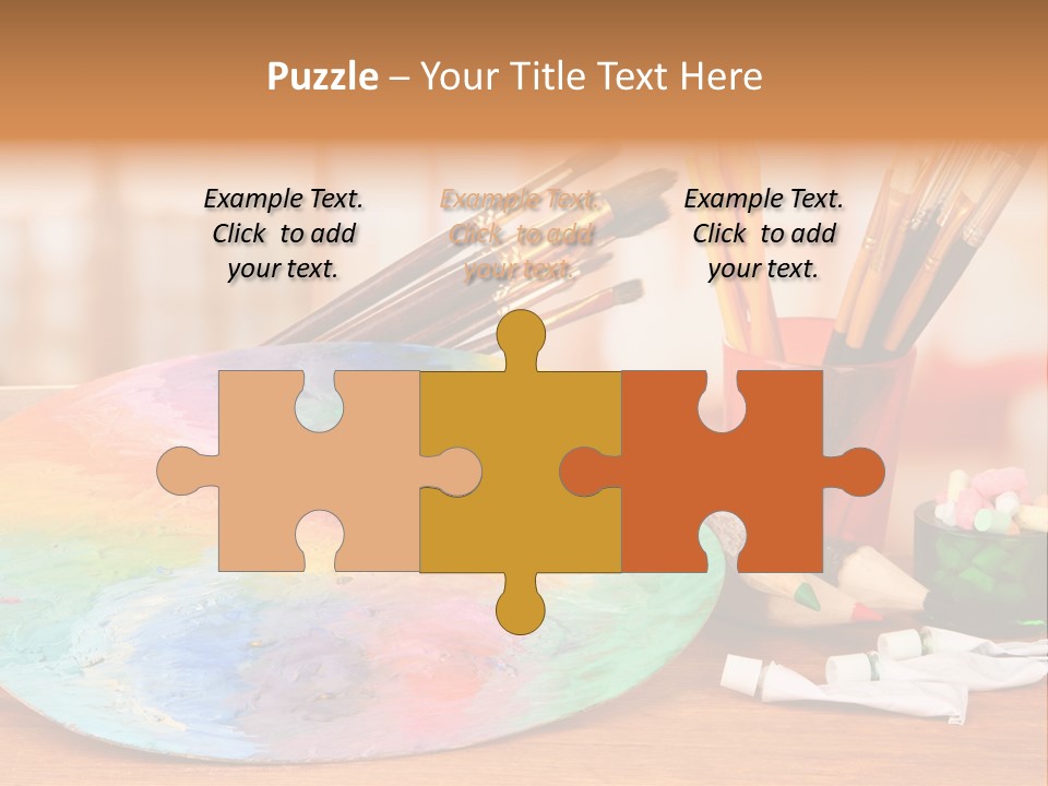 Table Palette Design PowerPoint Template