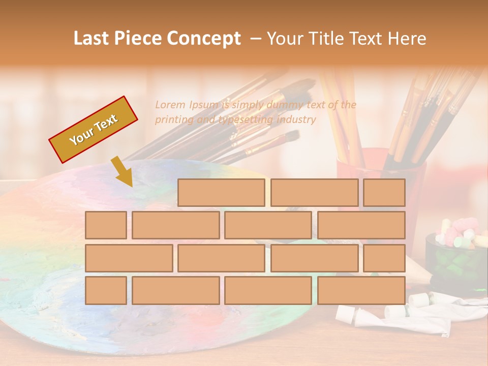 Table Palette Design PowerPoint Template