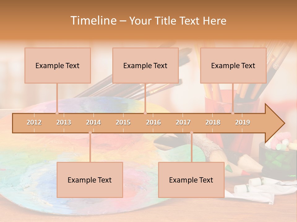 Table Palette Design PowerPoint Template