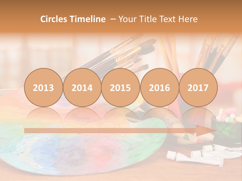 Table Palette Design PowerPoint Template