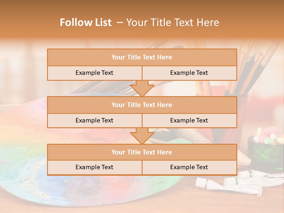 Table Palette Design PowerPoint Template