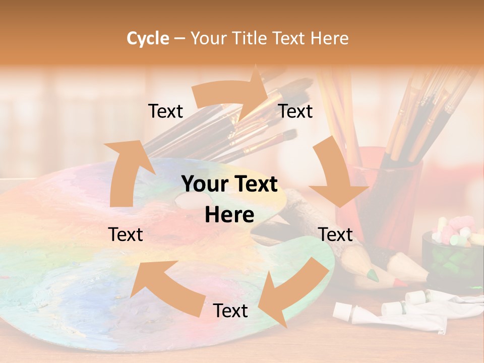 Table Palette Design PowerPoint Template