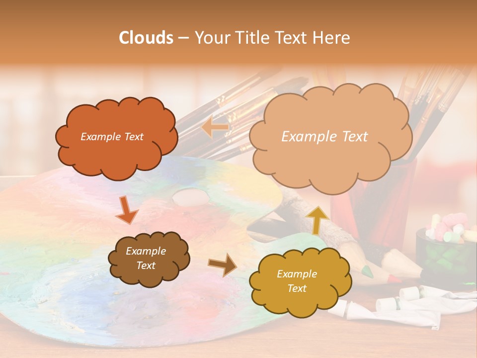 Table Palette Design PowerPoint Template