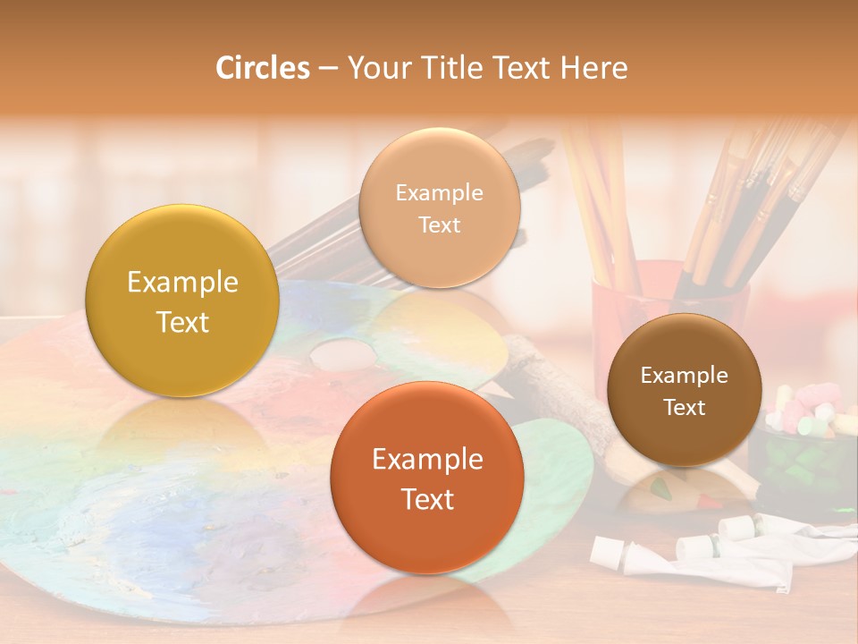 Table Palette Design PowerPoint Template