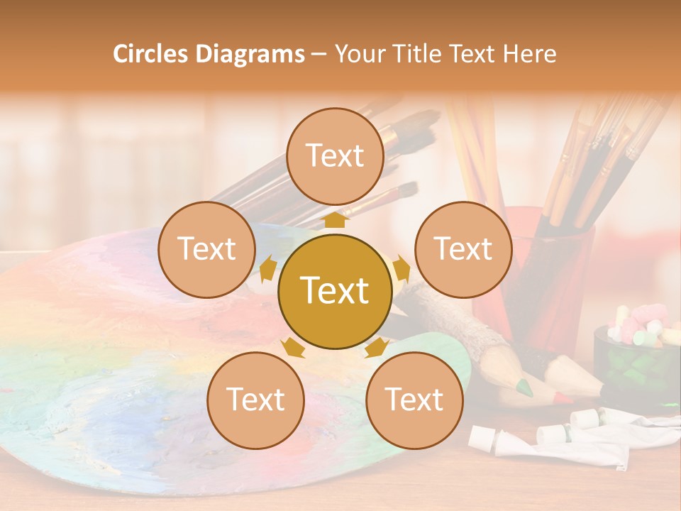 Table Palette Design PowerPoint Template