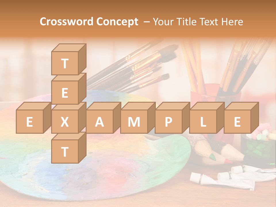Table Palette Design PowerPoint Template