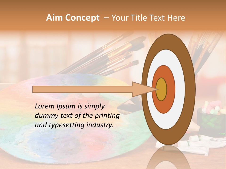 Table Palette Design PowerPoint Template