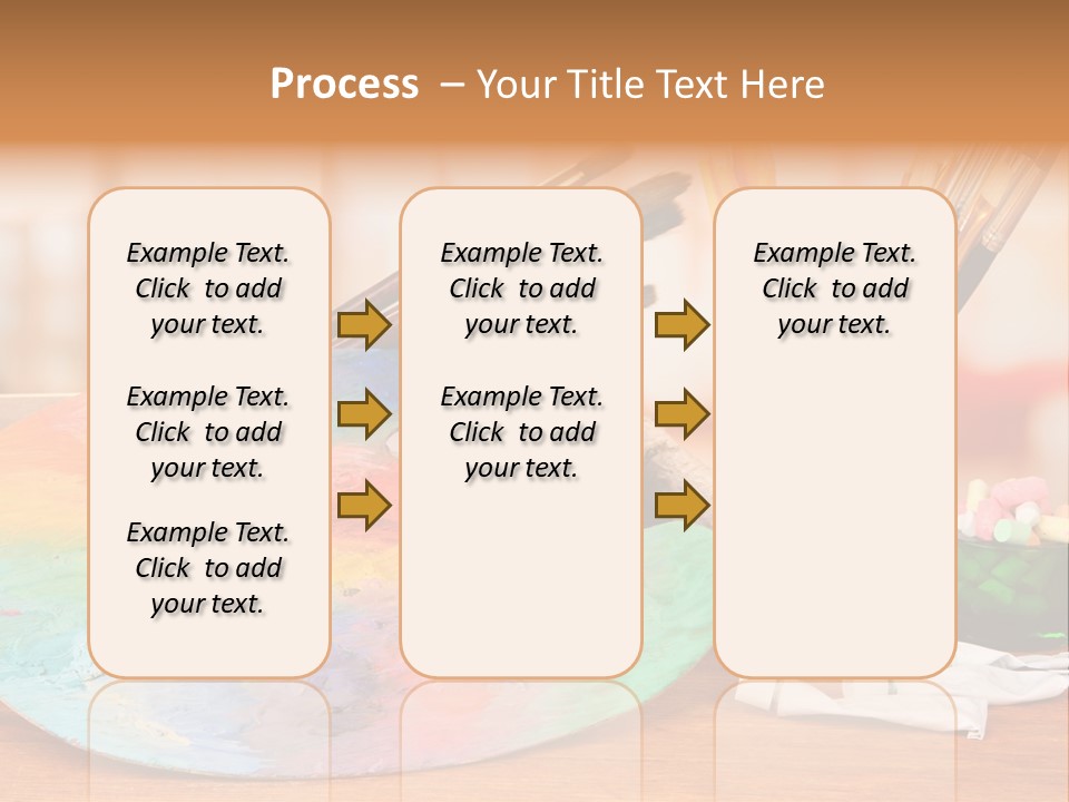 Table Palette Design PowerPoint Template