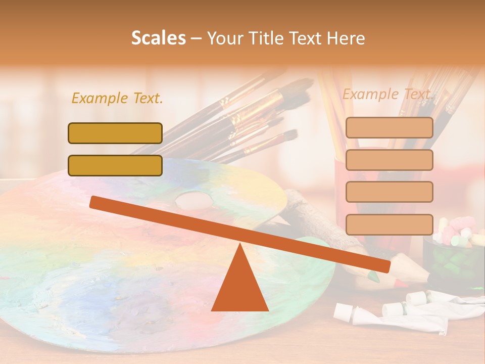 Table Palette Design PowerPoint Template
