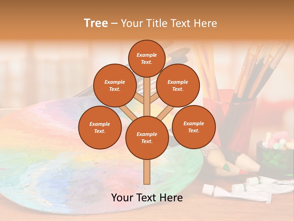 Table Palette Design PowerPoint Template
