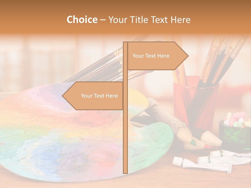 Table Palette Design PowerPoint Template