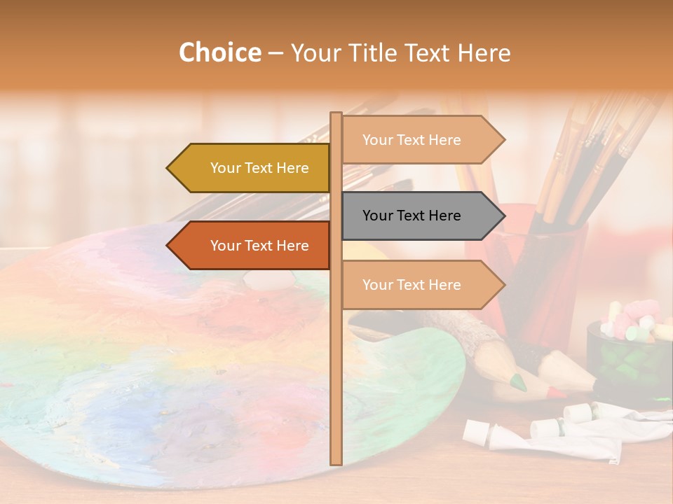 Table Palette Design PowerPoint Template