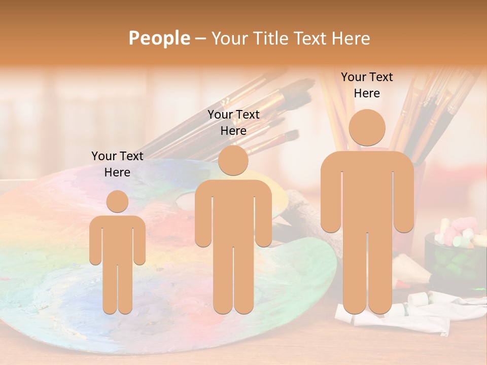 Table Palette Design PowerPoint Template
