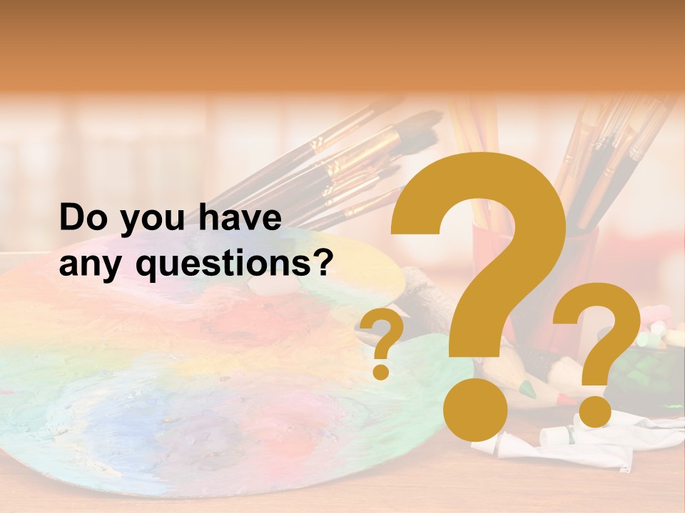 Table Palette Design PowerPoint Template